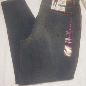Seven Brooks Knit Denim Leggings Size 16 NEW